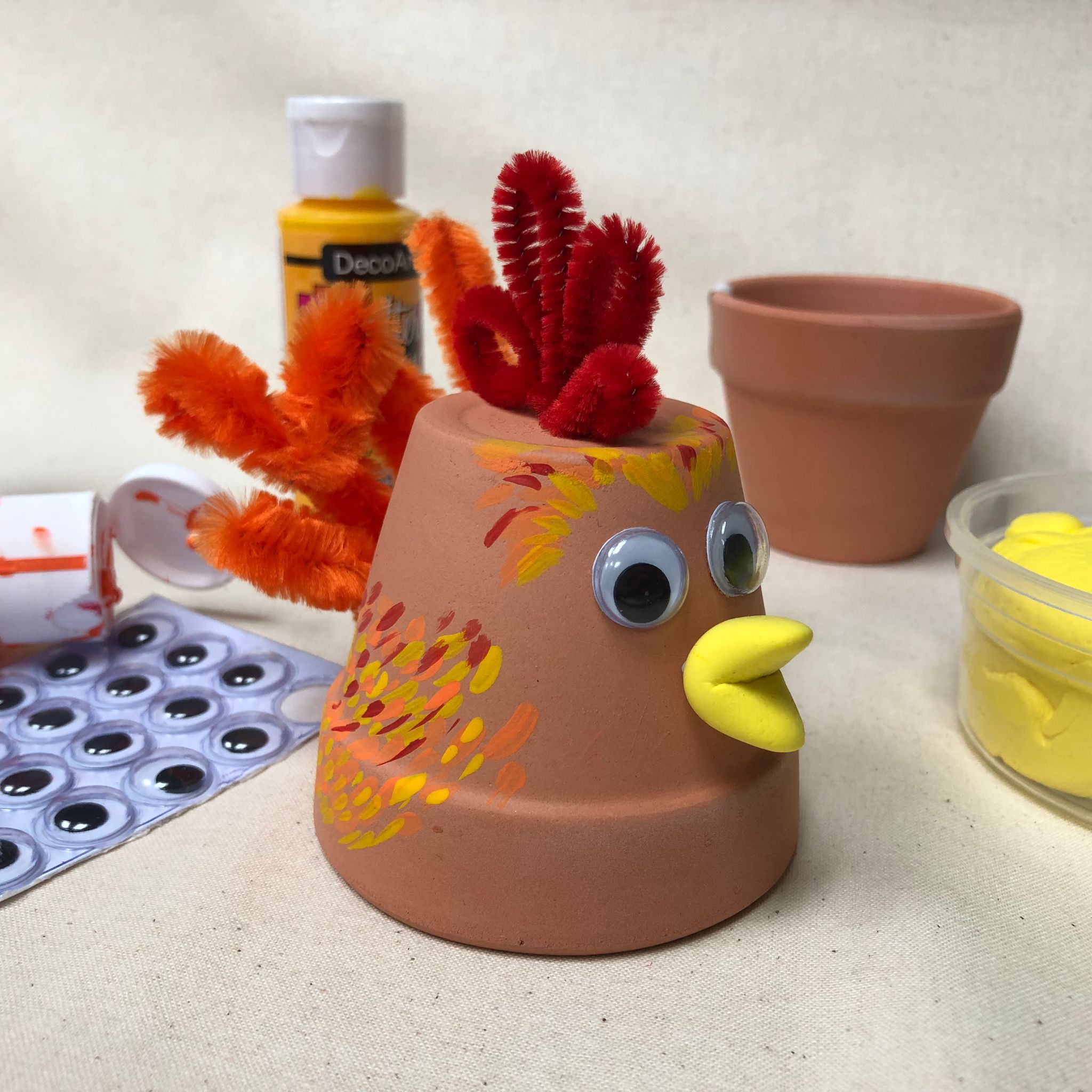 Easter Crafting for Kids: Plant Pot Chicken - Monday 14th April