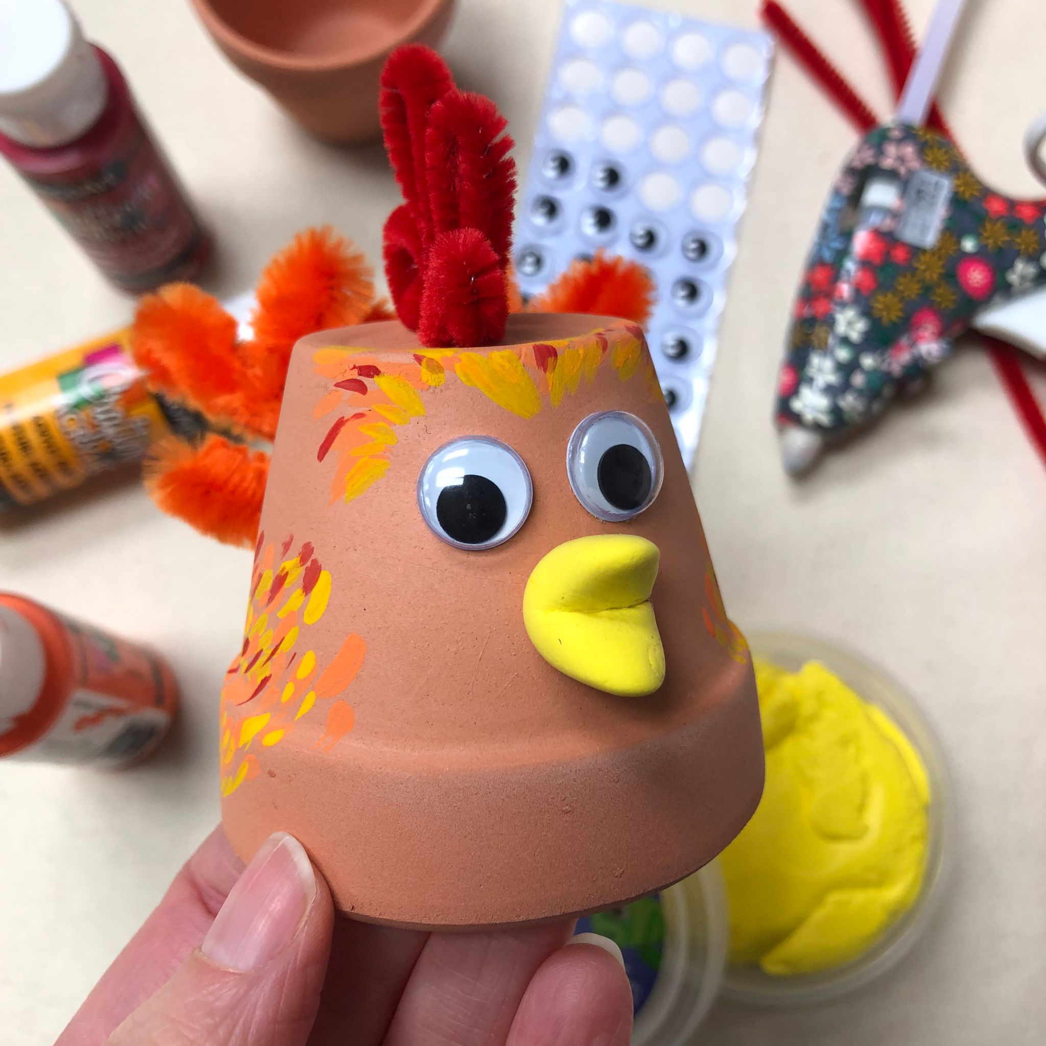 Easter Crafting for Kids: Plant Pot Chicken - Monday 14th April