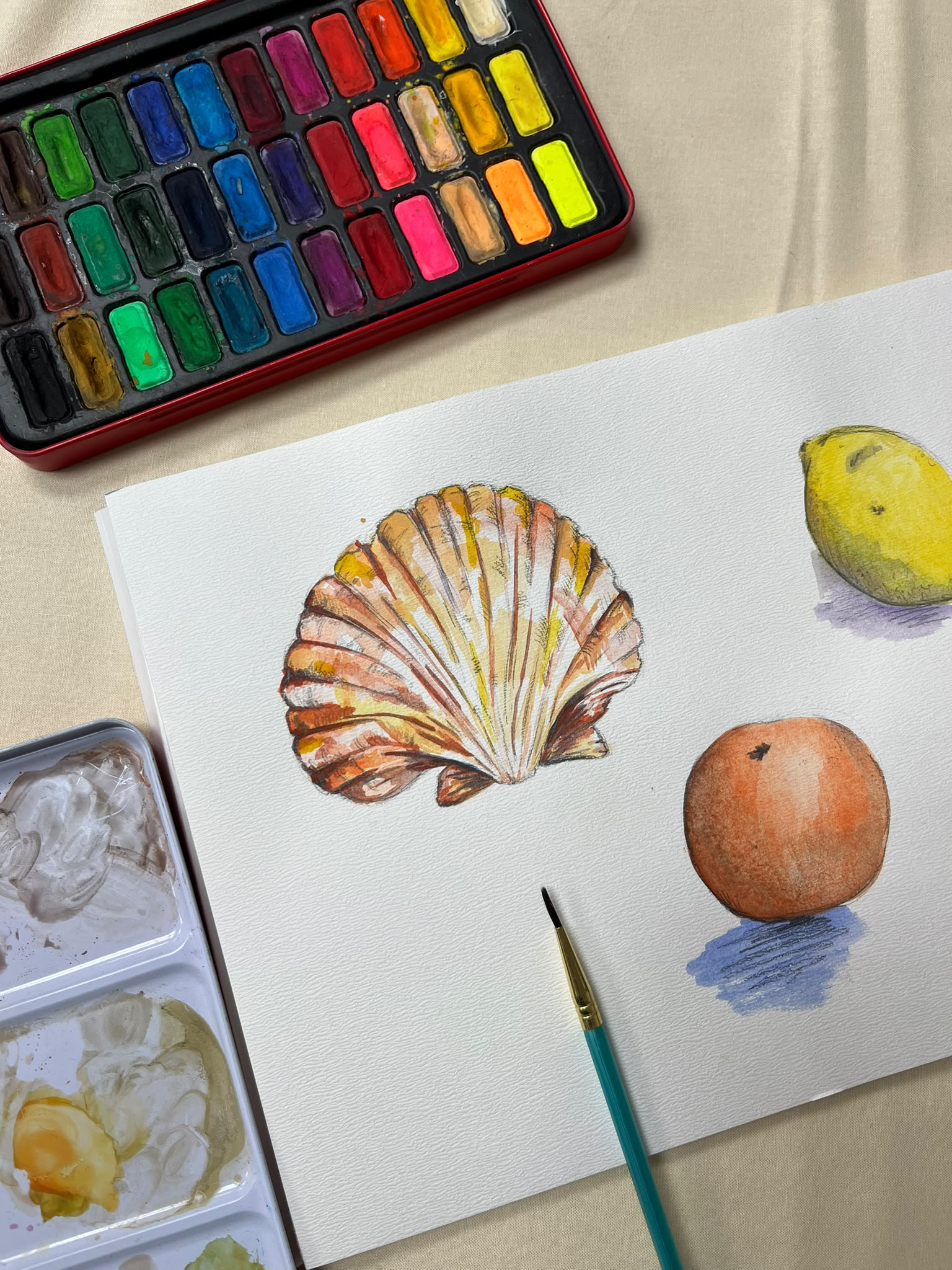 Art for Adults: Beginning in Watercolour - Saturday 1st August 10am