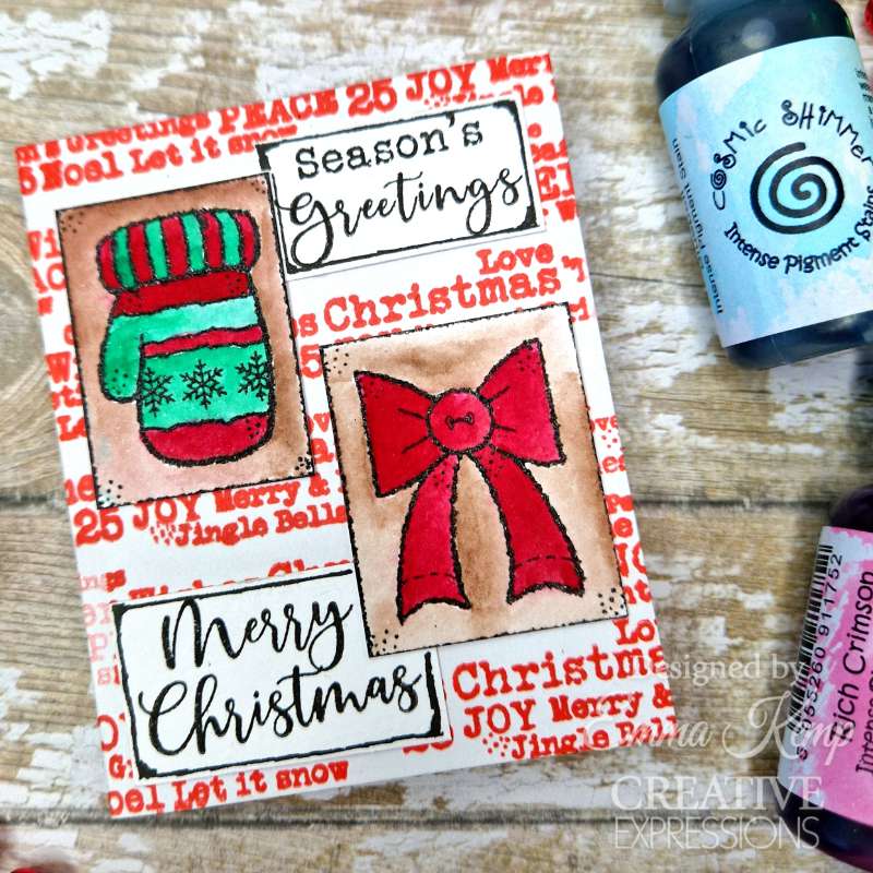 Woodware Singles Francoise Read Clear Stamp Set: Christmas Celebrations - 8 x 2.6in | Buy Online from The Home Crafters