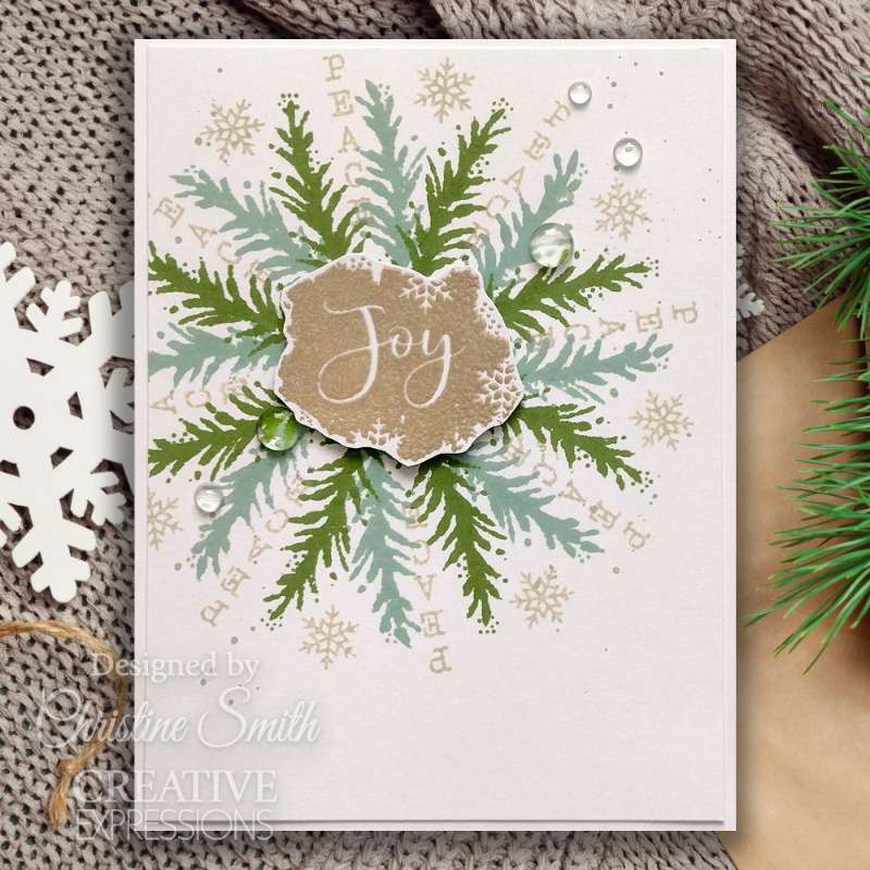 Woodware Singles Francoise Read Clear Stamp Set: Christmas Celebrations - 8 x 2.6in | Buy Online from The Home Crafters