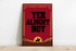 Yer Alright, Boy – Cowboy Western Funny Art Print Poster | Buy Online from The Home Crafters