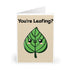 You’re Leafing? – Funny Farewell Pun Card | Buy Online from The Home Crafters