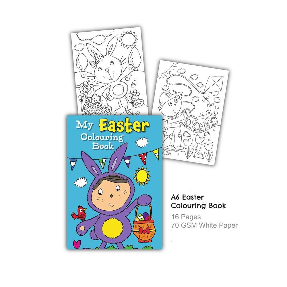 A6 Easter Mini Colouring Book