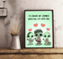 Zombie Love Art Print | Cute Survival Kit Undead Decor | Buy Online from The Home Crafters