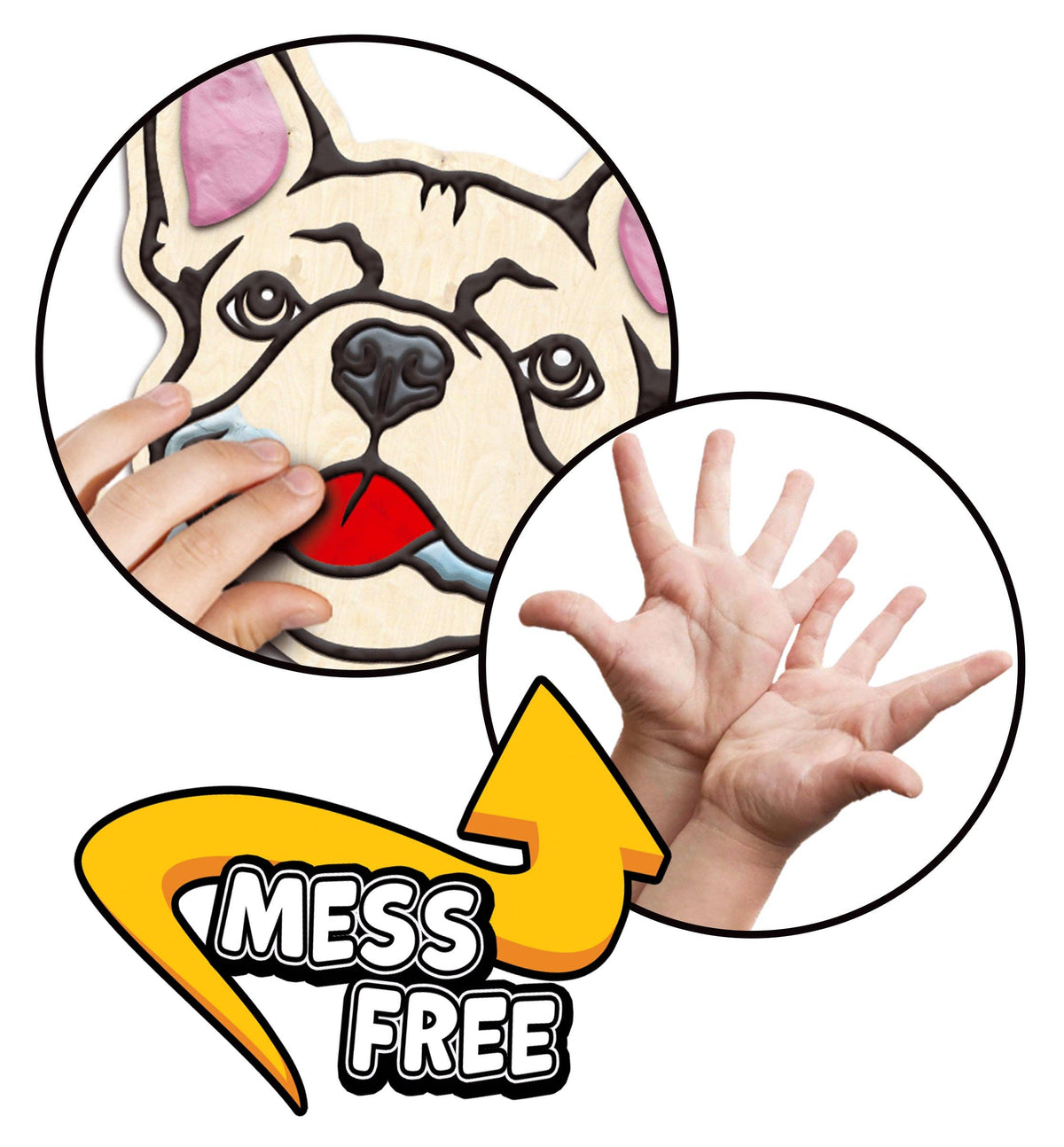 Dog Clay Colouring Kit