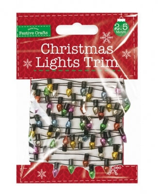Mini Christmas Lights Trim - 2.5m