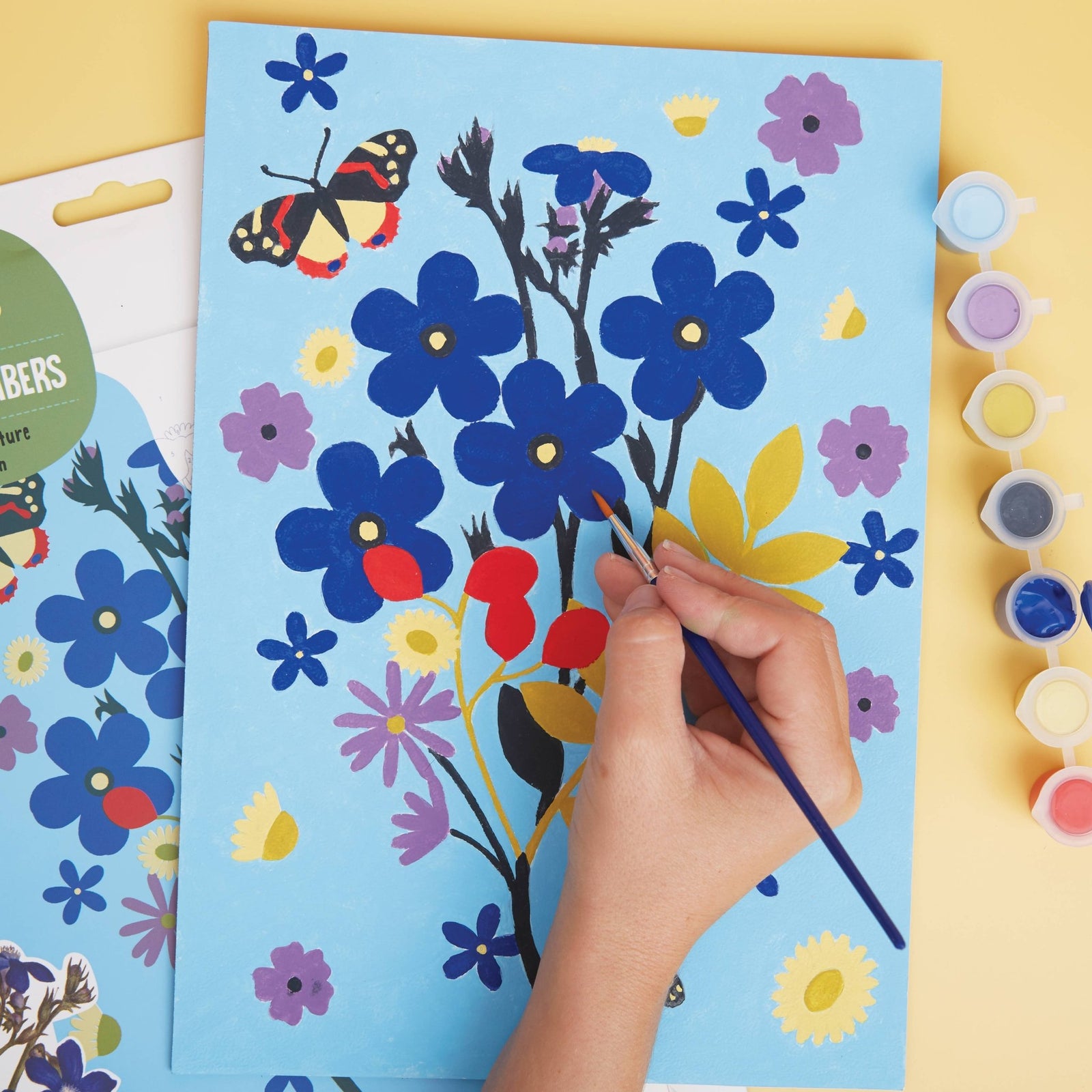 RHS Paint By Numbers For Kids: Flowers | Buy Online from The Home Crafters