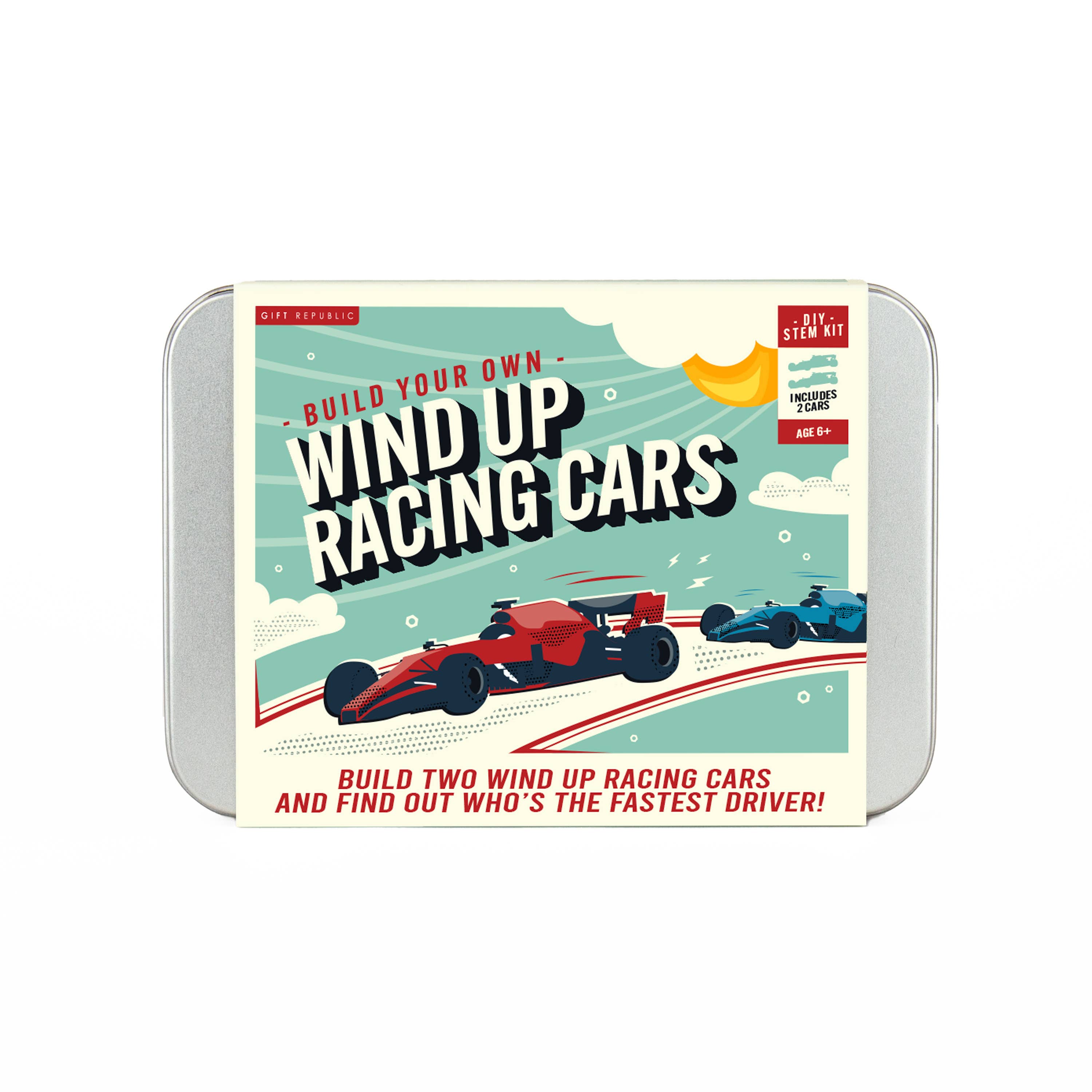 Build Your Own Wind Up Race Cars
