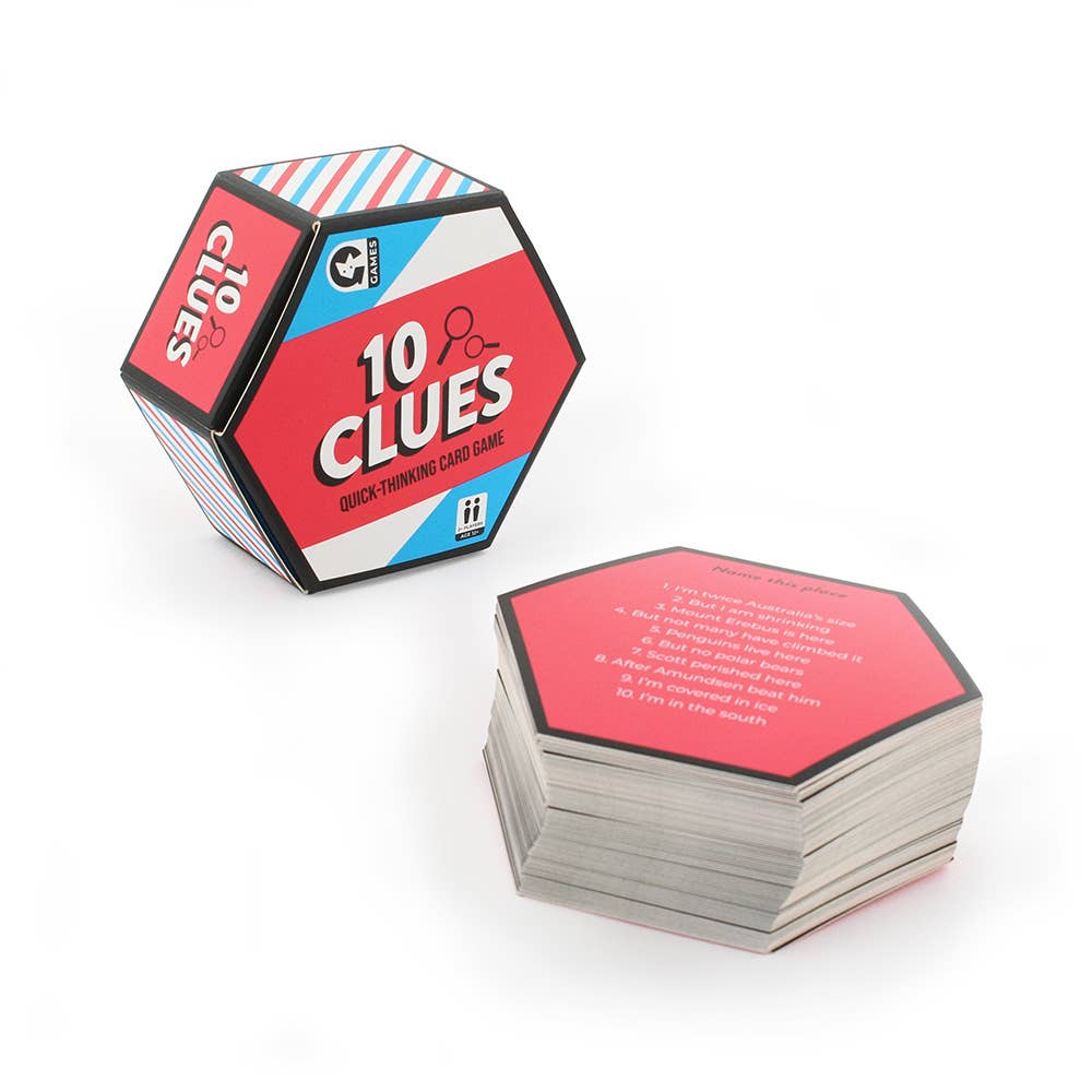 Hexagon Pocket Card Game - 10 Clues | Buy Online from The Home Crafters