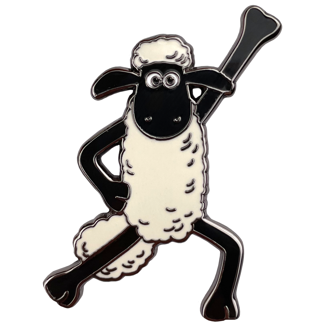 Shaun the Sheep Dancing Pin Badge