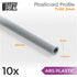 ABS Plasticard Profile: Tube 250mm (choose your diameter)