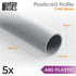 ABS Plasticard Profile: Tube 250mm (choose your diameter)