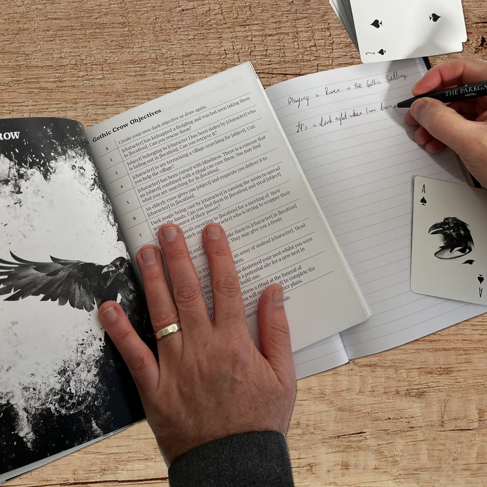 Be Like a Crow Rulebook - Solo TTRPG