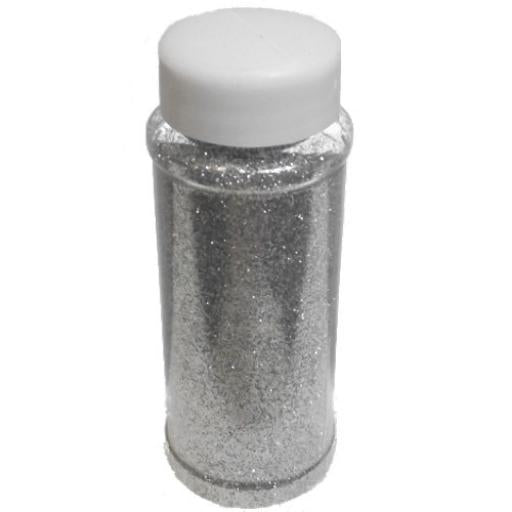 Silver Glitter Tub - 100g
