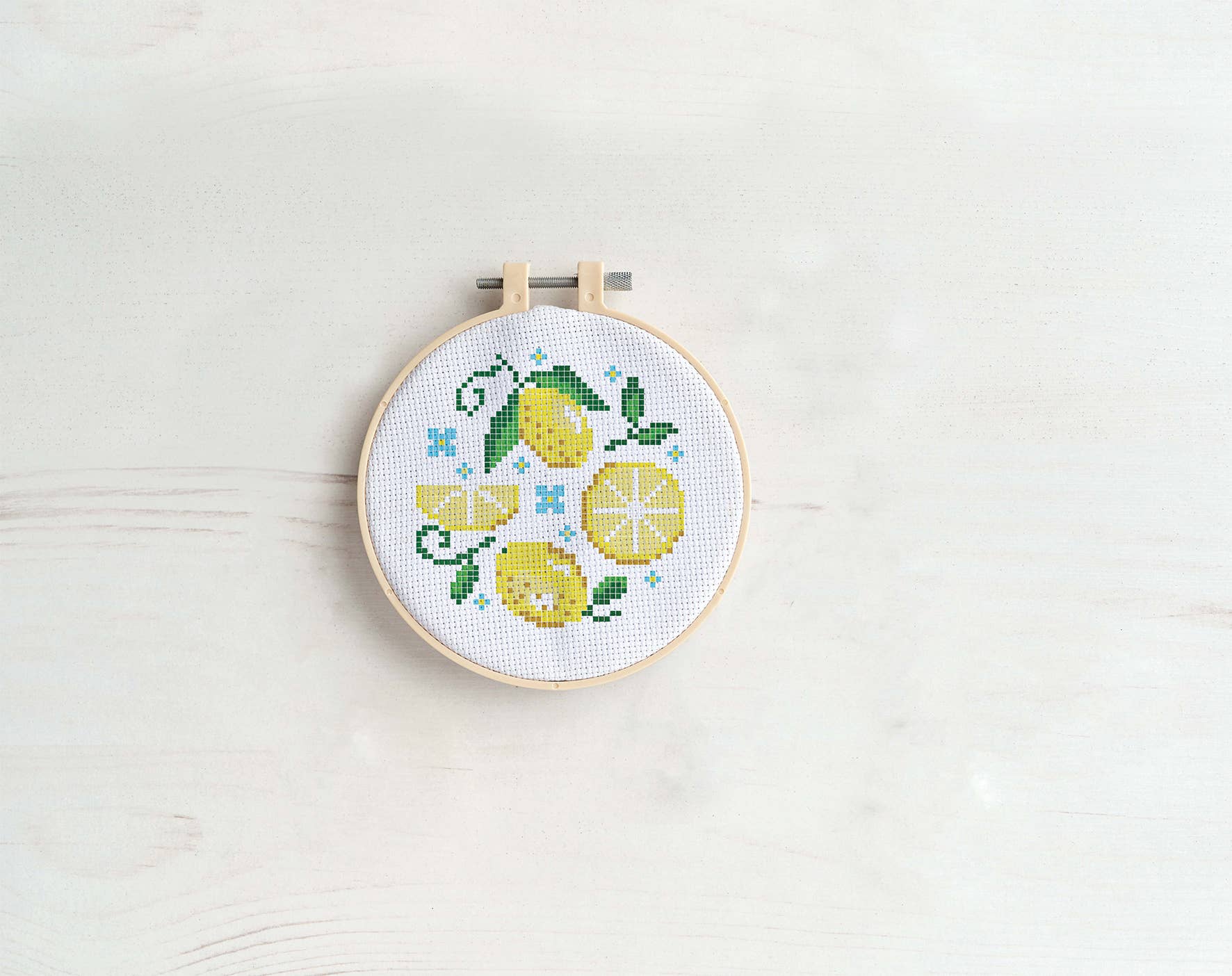Simply Make Cross Stitch Kit - Lemons | Buy Online from The Home Crafters