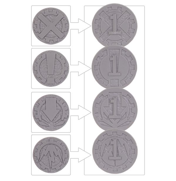 Age Of Darkness: Markers And Tokens | Buy Online from The Home Crafters