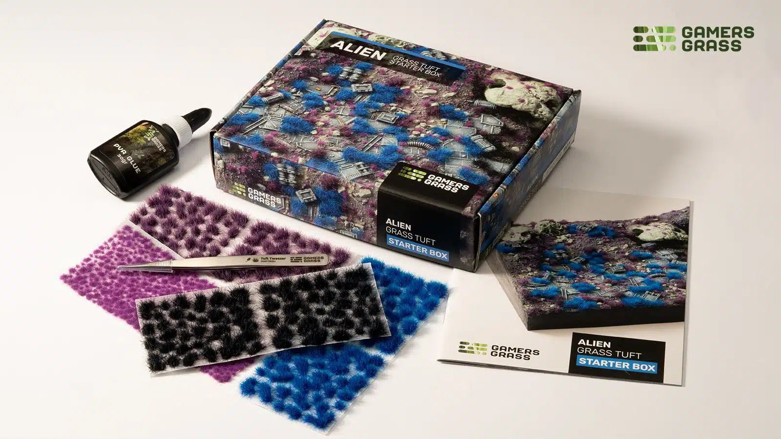 Gamers Grass Alien Grass Tuft Starter Box | Buy Online from The Home Crafters