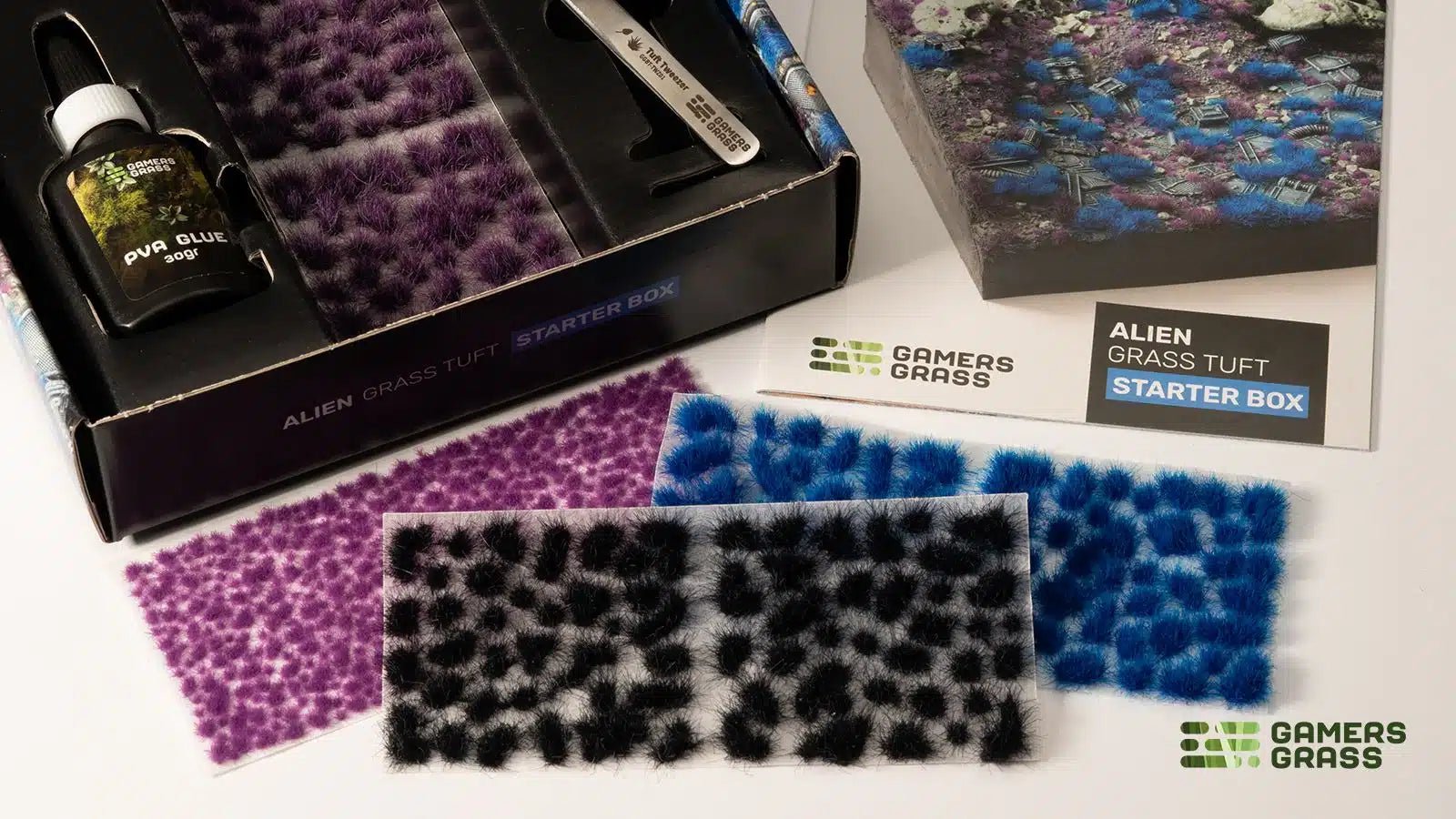 Gamers Grass Alien Grass Tuft Starter Box | Buy Online from The Home Crafters