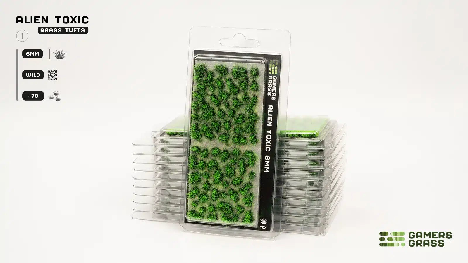 Gamers Grass 6mm Grass Tufts - Alien Toxic | Buy Online from The Home Crafters