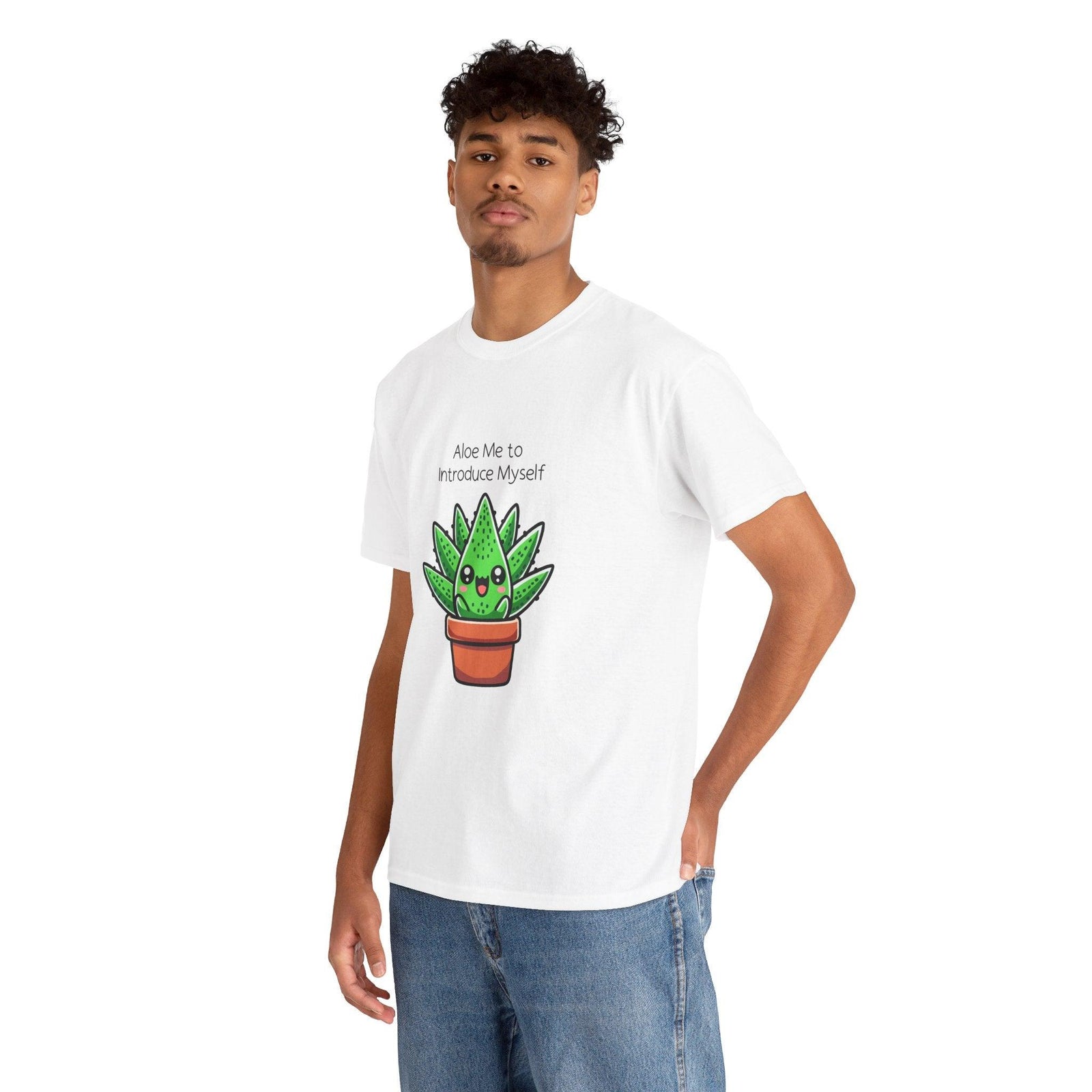 Aloe Me to Introduce Myself – Funny Plant Tee | Buy Online from The Home Crafters