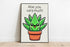 Aloe You Vera Much – Funny Plant Art Print | Buy Online from The Home Crafters