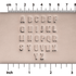 Alphabet Stamp Set | All Caps | Oswald Bold Font | 7mm Width | Buy Online from The Home Crafters
