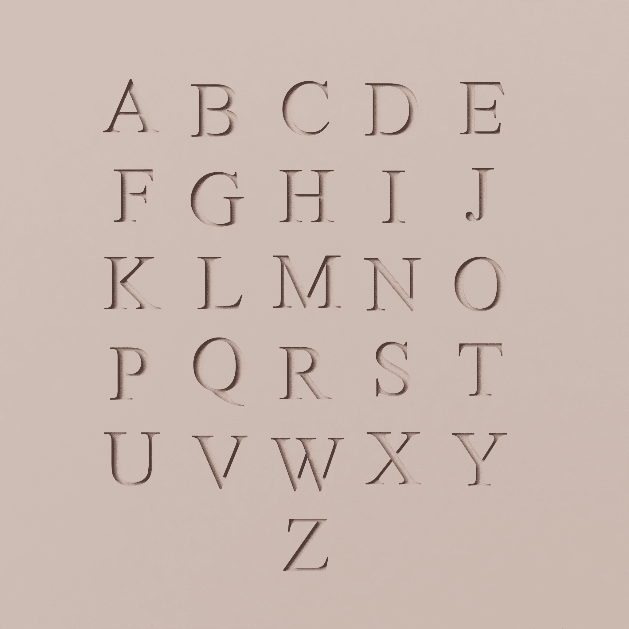 Alphabet Stamp Set | All Caps | Times New Roman Font | Buy Online from The Home Crafters