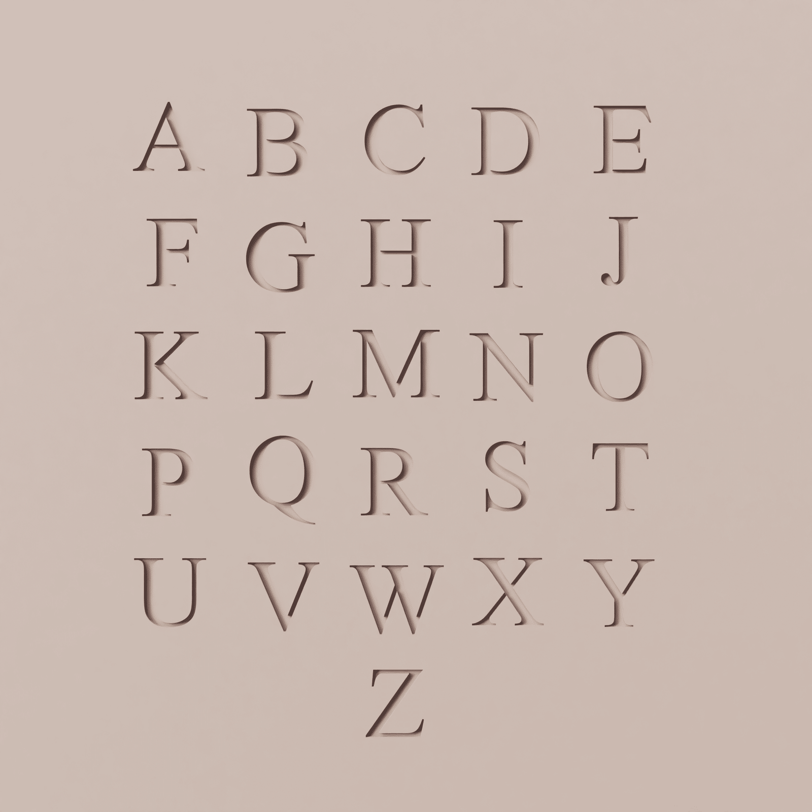 Alphabet Stamp Set | All Caps | Times New Roman Font | Buy Online from The Home Crafters