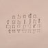Alphabet Stamp Set | Lowercase | Arial Bold Font | 7mm Width | Buy Online from The Home Crafters