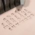 Alphabet Stamp Set | Lowercase | Arial Bold Font | 7mm Width | Buy Online from The Home Crafters