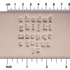 Alphabet Stamp Set | Lowercase | Oswald Bold Font | 7mm Width | Buy Online from The Home Crafters
