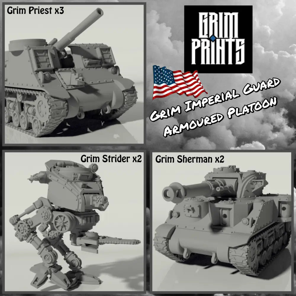American Grim Armoured Platoon Set | Buy Online from The Home Crafters