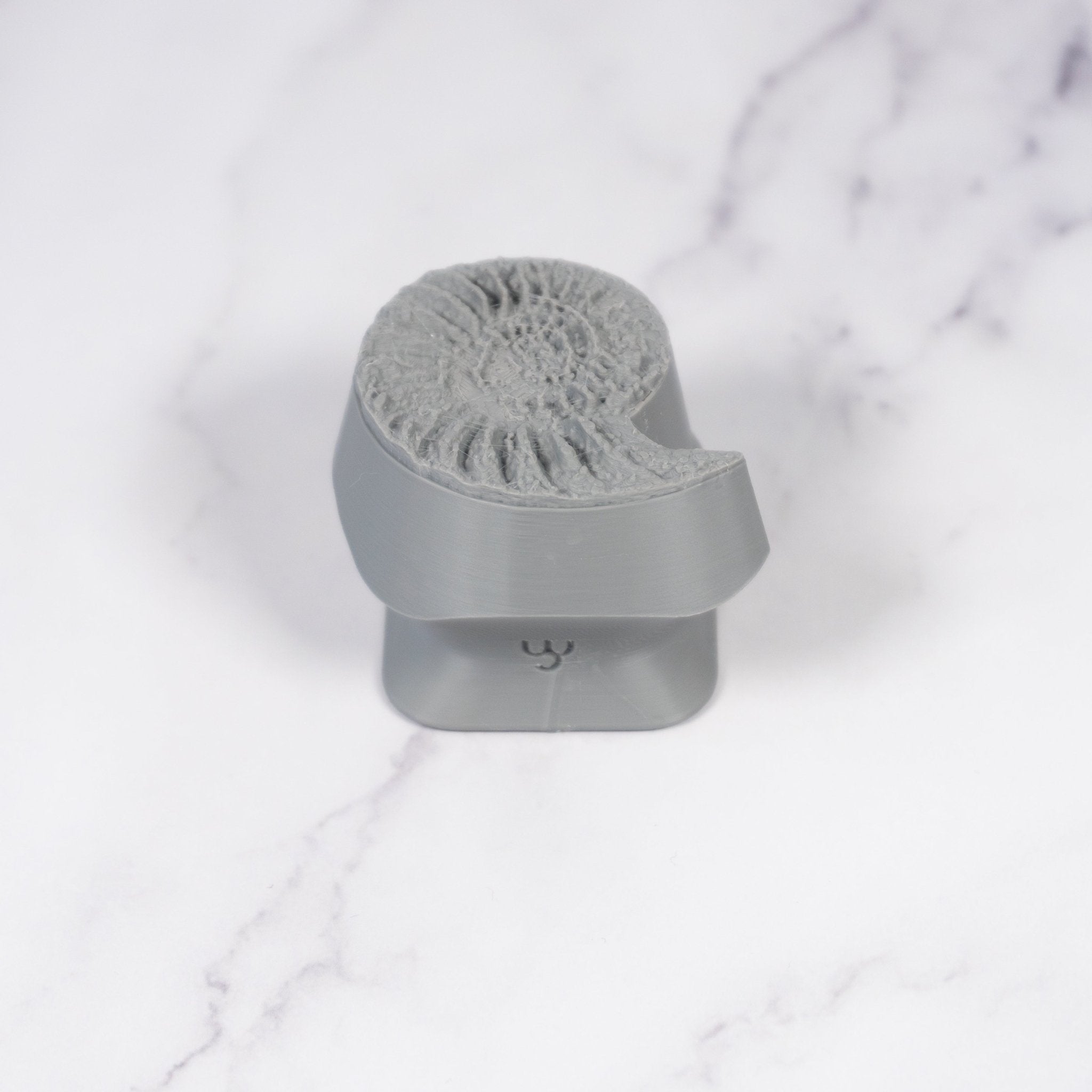 Ammonite Fossil Shell Stamp - Photo Textured - Style 1 | Buy Online from The Home Crafters