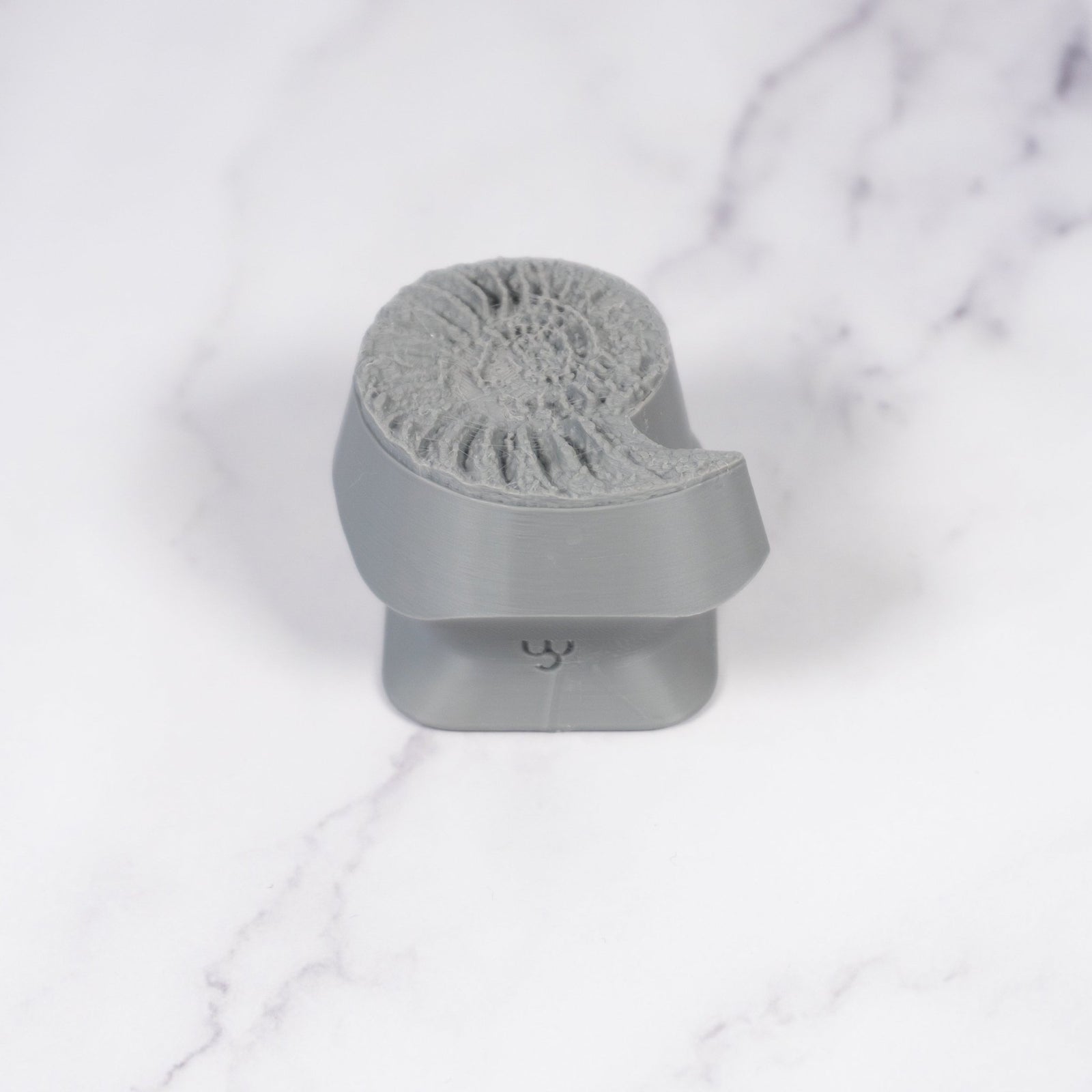 Ammonite Fossil Shell Stamp - Photo Textured - Style 1 | Buy Online from The Home Crafters