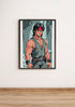 Rambo Anime Art Print – Bold Retro Action Poster | Buy Online from The Home Crafters