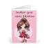 Another Year More Fabulous – Birthday Card | Buy Online from The Home Crafters