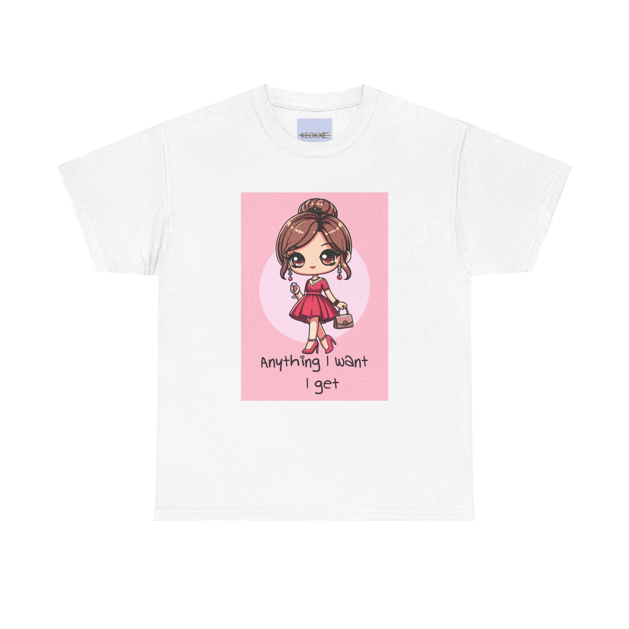 Anything I Want, I Get – Princess Empowerment Tee | Buy Online from The Home Crafters