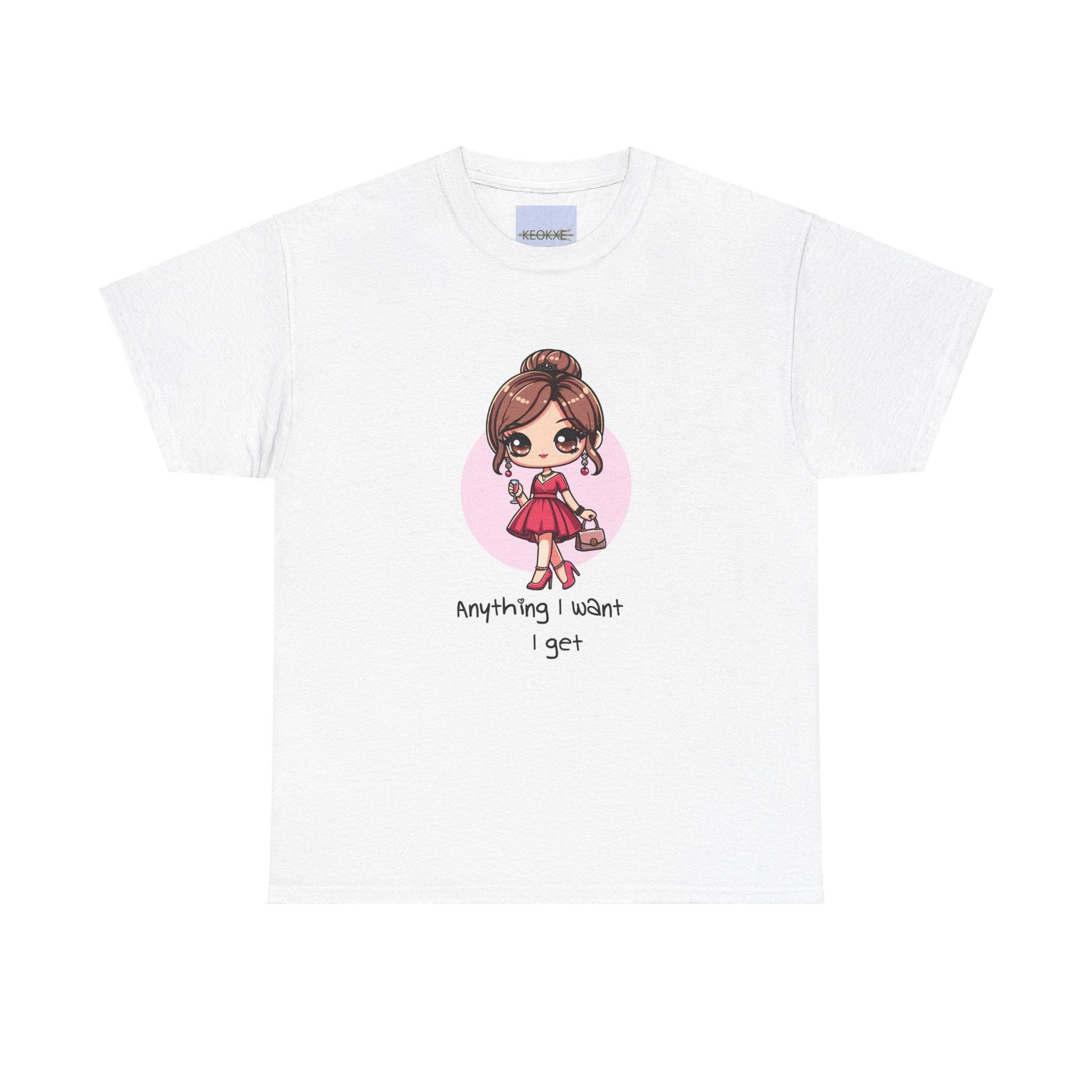 Anything I Want, I Get – Princess Empowerment Tee | Buy Online from The Home Crafters