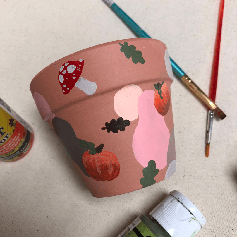 Art for Adults: Paint a Plant Pot - Monday 22nd September | Buy Online from The Home Crafters