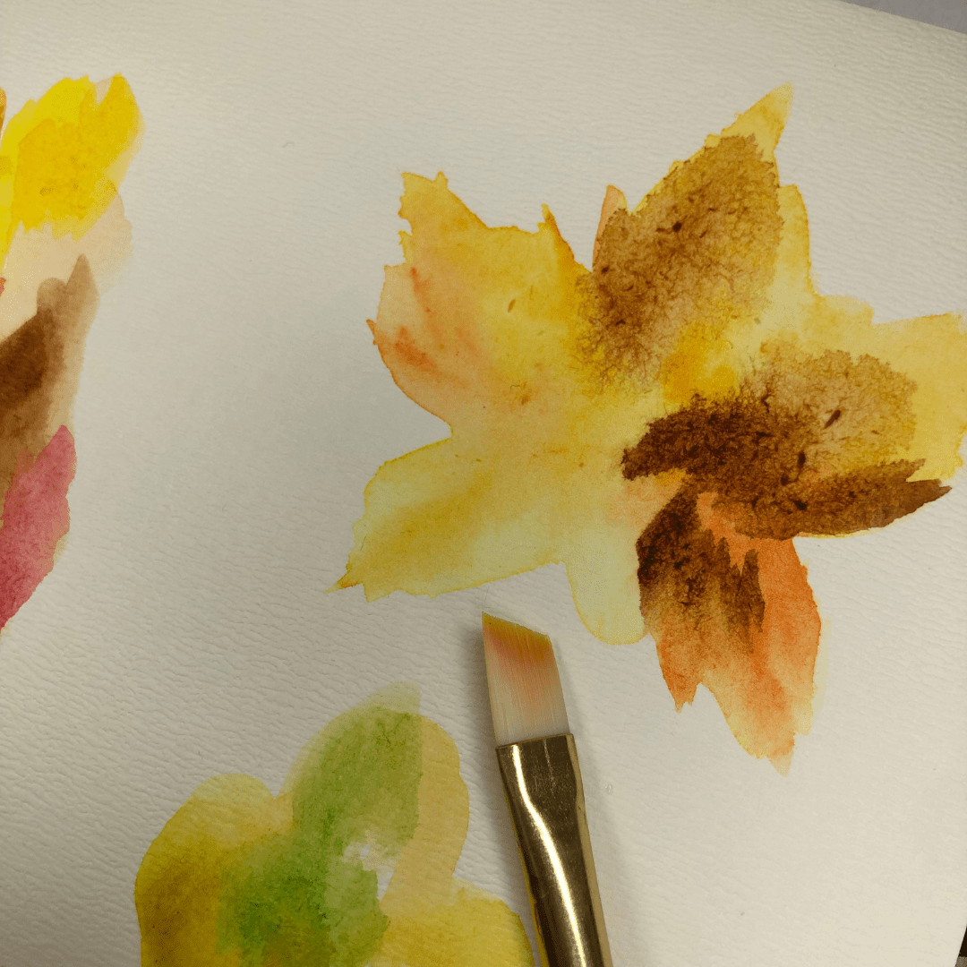 Art for Beginners: Watercolour Leaves - Saturday 4th October | Buy Online from The Home Crafters