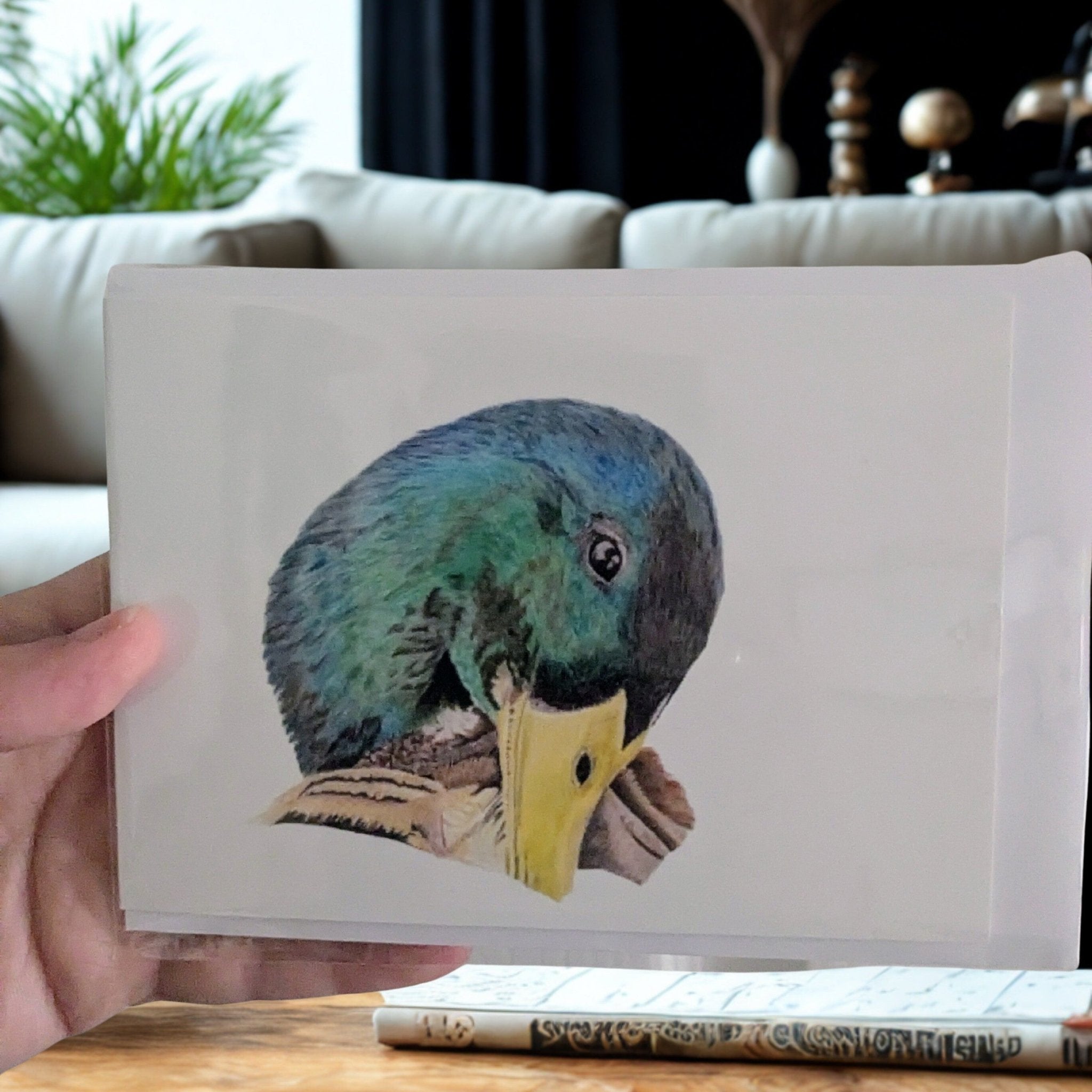 Art Print Greetings Card - Bird Series - Mallard | Buy Online from The Home Crafters
