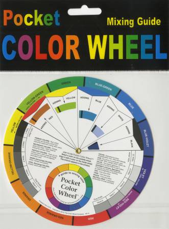 Artist's Pocket Colour Wheel Mixing Guide - 13cm | Buy Online from The Home Crafters