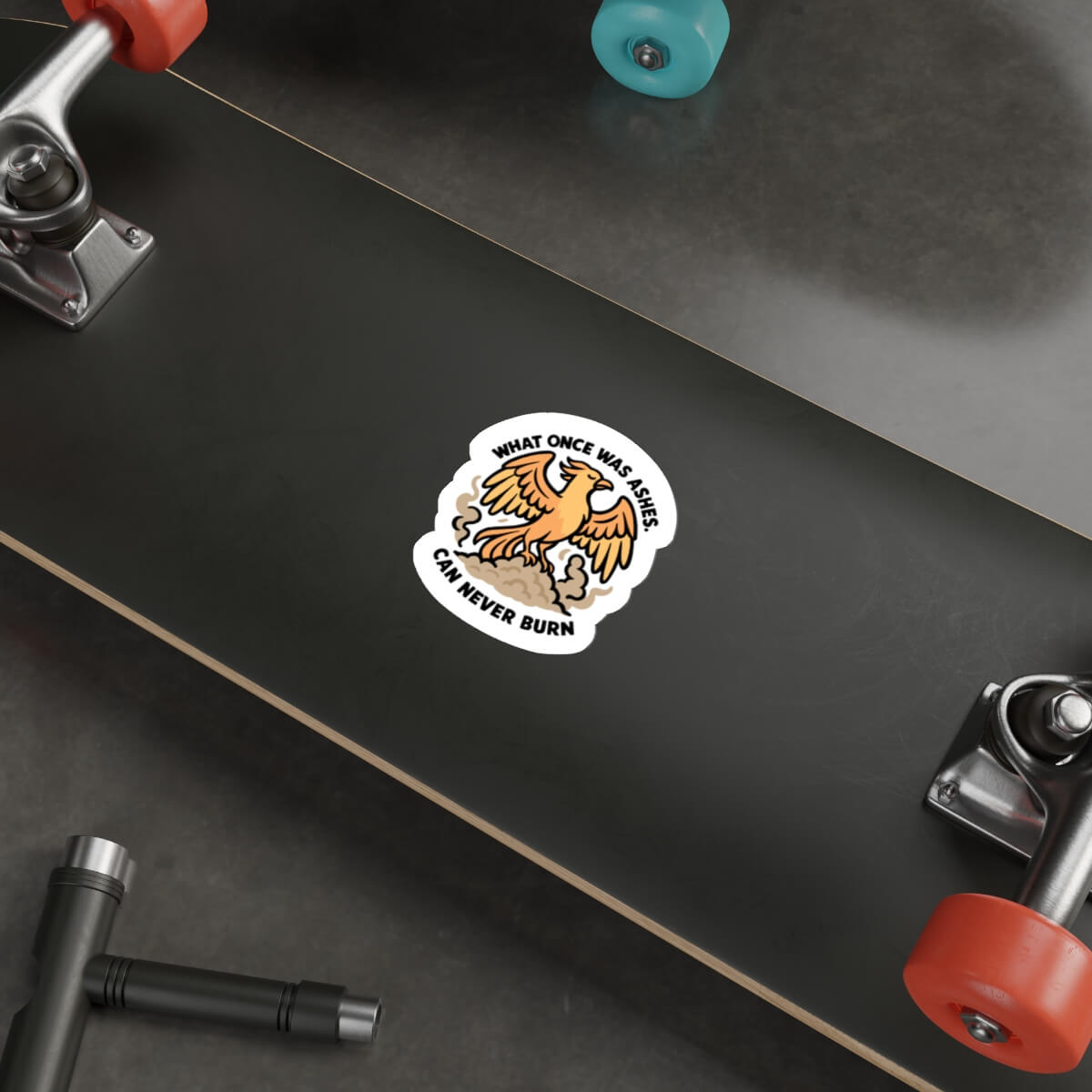 What Once Was Ashes – Resilience Vinyl Sticker | Buy Online from The Home Crafters
