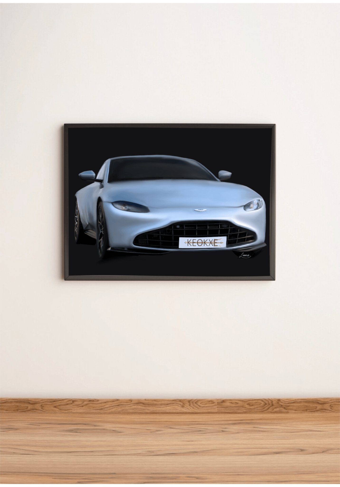 Aston Martin Vantage – Luxury Automotive Art Print | Buy Online from The Home Crafters