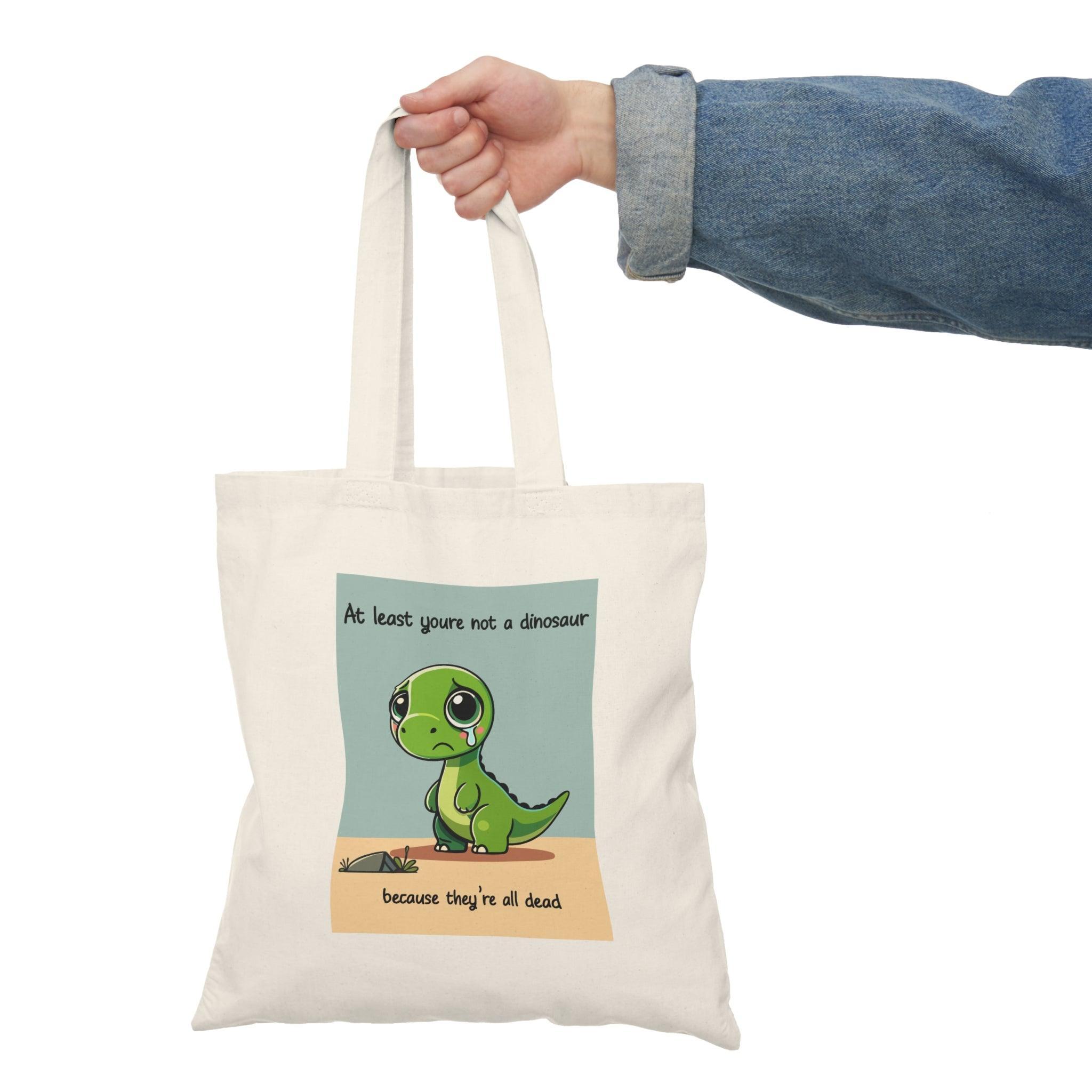Not a Dinosaur – Funny Dinosaur Tote Bag | Buy Online from The Home Crafters