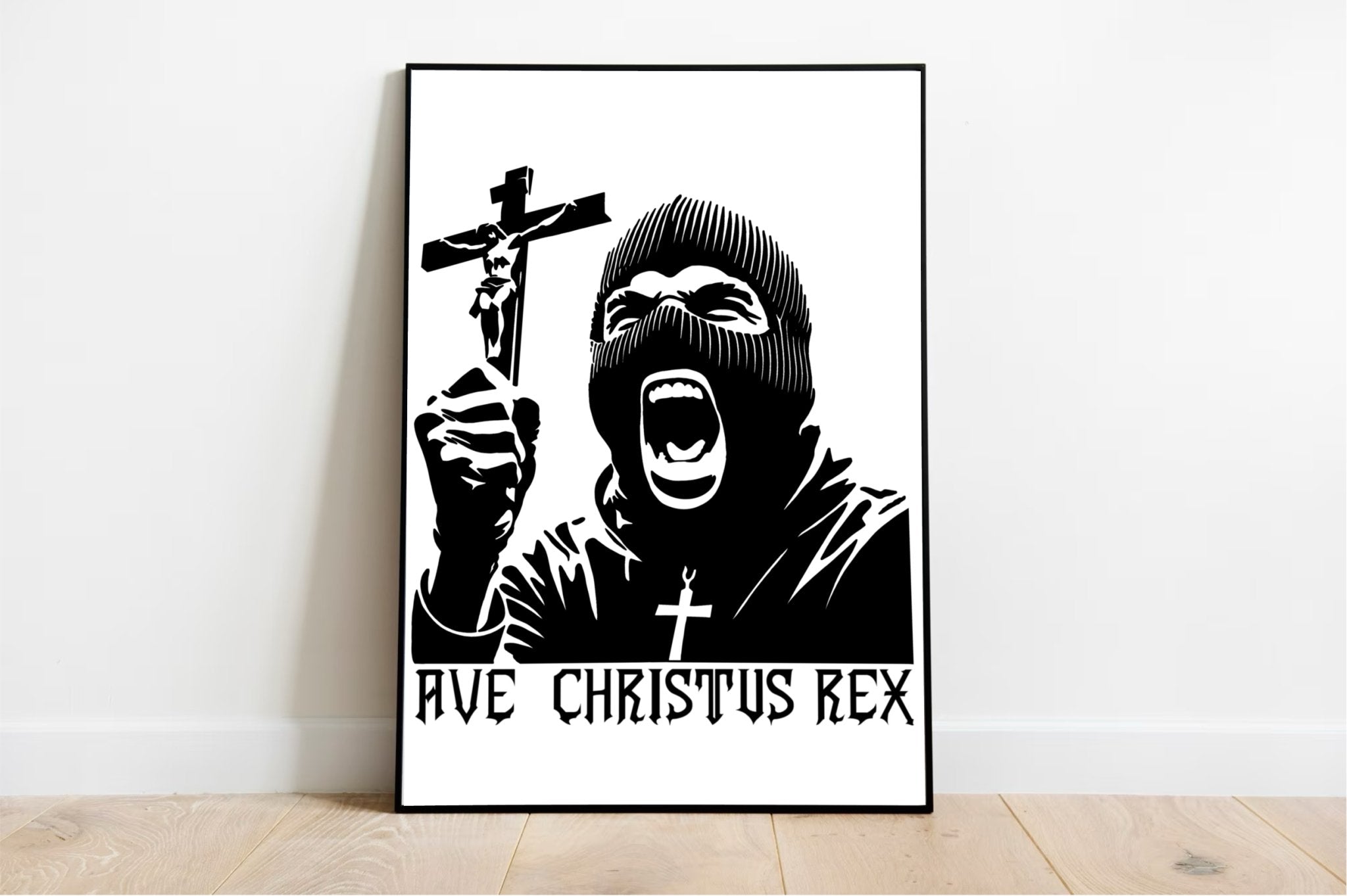 Ave Christus Rex – Bold Christian Wall Art Print | Buy Online from The Home Crafters