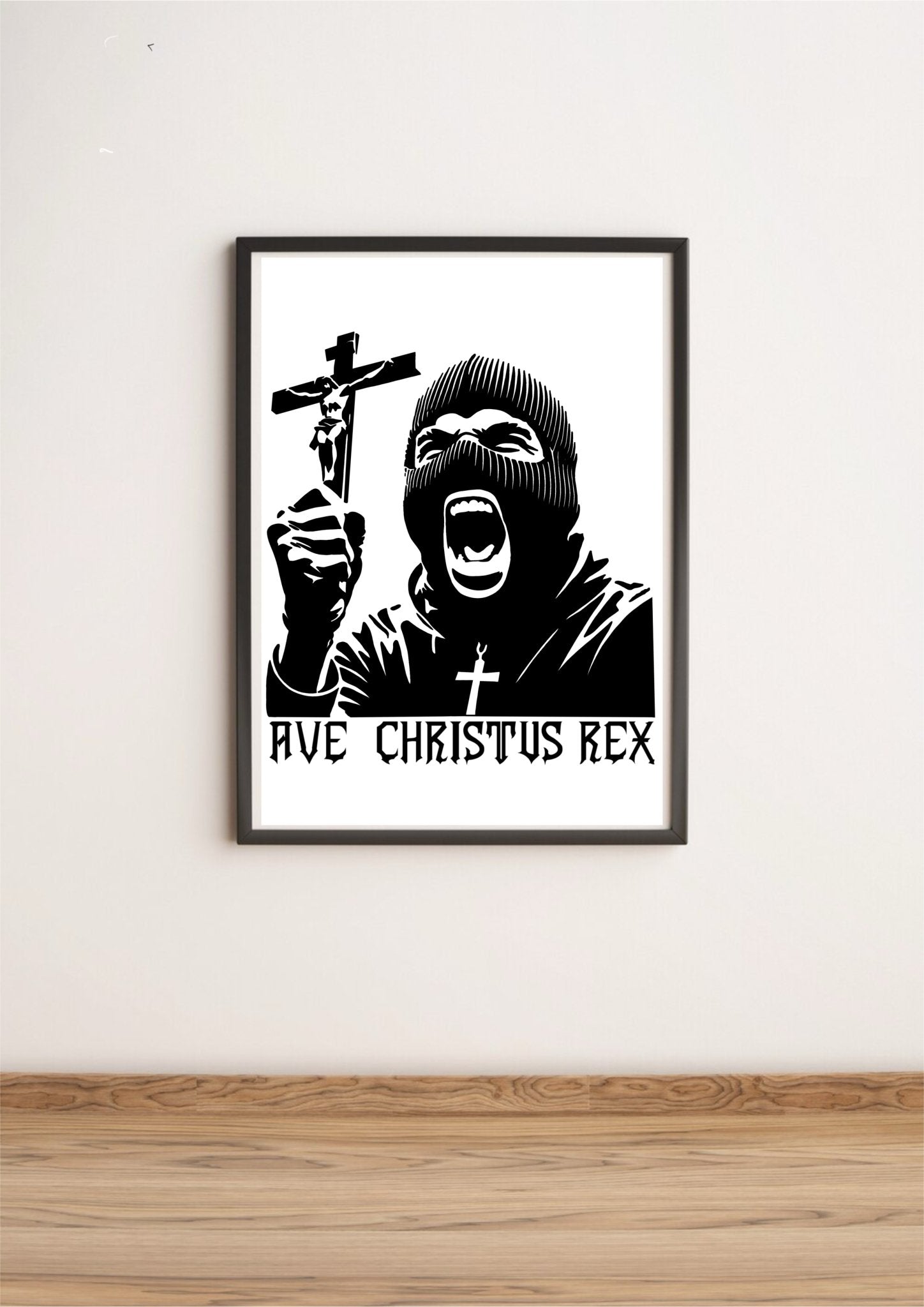 Ave Christus Rex – Bold Christian Wall Art Print | Buy Online from The Home Crafters