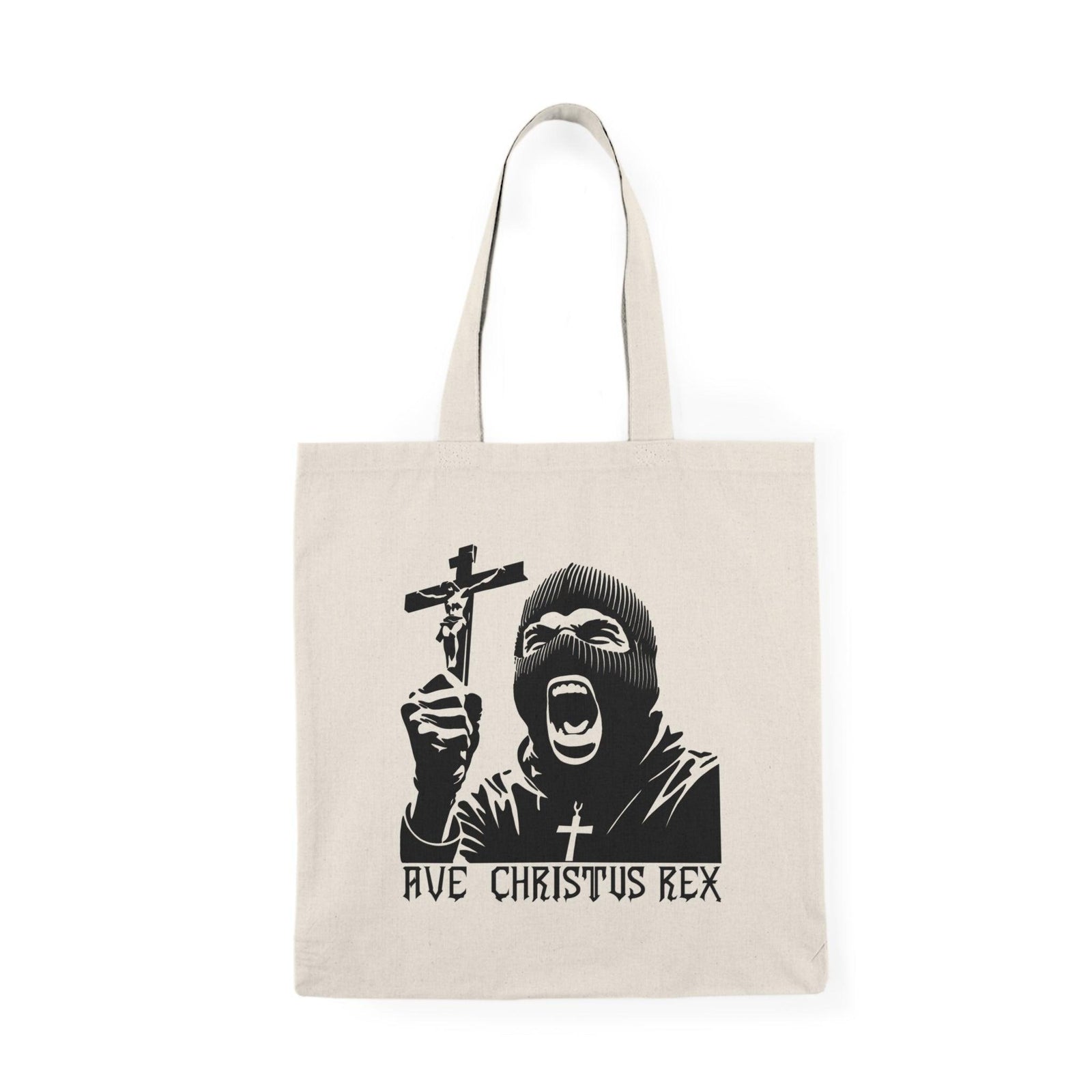 Ave Christus Rex Tote Bag – Balaclava Design | Buy Online from The Home Crafters