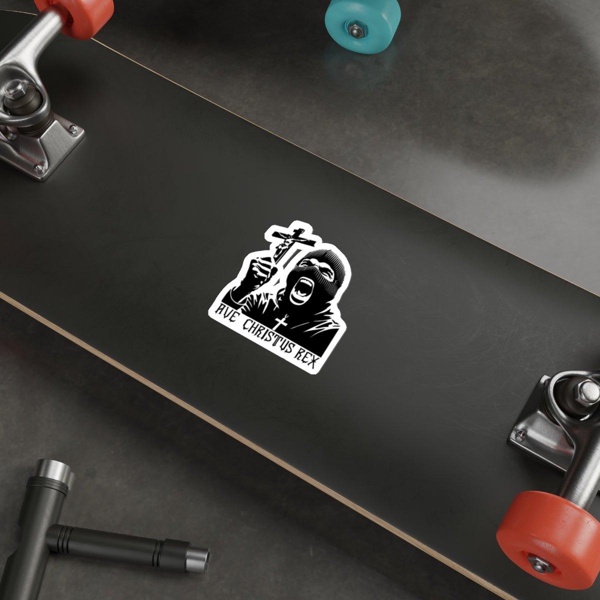 Ave Christus Rex – Catholic Faith Vinyl Sticker | Buy Online from The Home Crafters